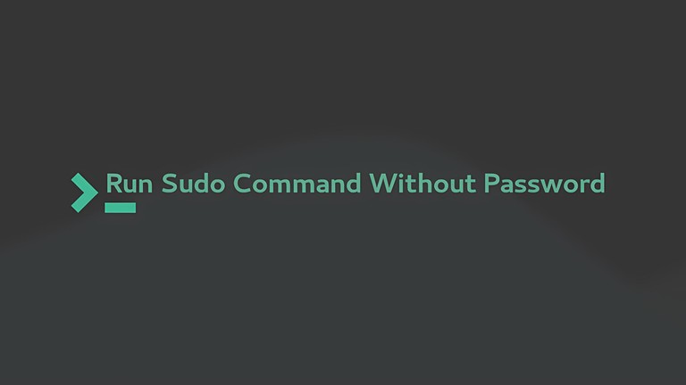 Sudo Without Password