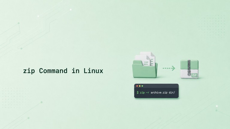 Zip Files and Directories in Linux