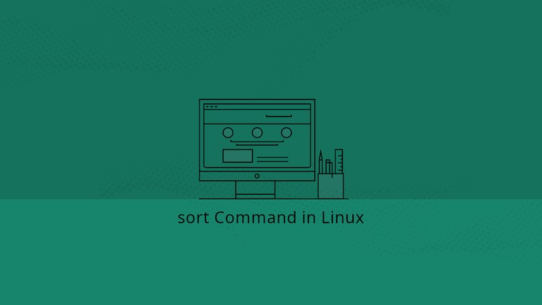 Using the Linux sort command to sort lines of text in a file